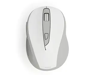 Hama WM-400 bílá / Bezdrátová optická myš / tichá / 1600 dpi / 6 tlačítek / 2.4 GHz