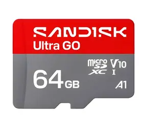 SanDisk Ultra GO microSDXC 64 GB / Paměťová karta / UHS-I / Class 10 / A1 / čtení: až 140 MB/s