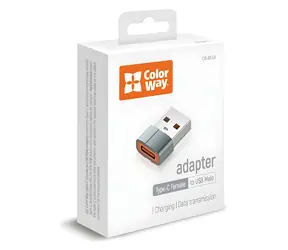 ColorWay šedá / Redukce USB-C na USB-A