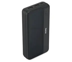 Hama Pocket 20 černá / Powerbanka / 20000 mAh / 2x USB-A / 5V / 2.1A