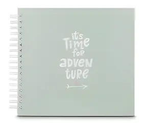 Hama Good Things Adventure 28x24 cm zelená / Album klasické spirálové / 50 stran / bílé listy
