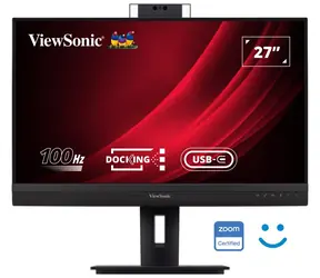 27" ViewSonic VG2757V-2K černá / Monitor / IPS / 2560x1440 / 100Hz / 5ms / Webkamera / Pivot / VESA / Repro