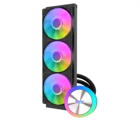 darkFlash DG360 černá / AiO chladič CPU / 3x 120 mm / ARGB podsvícení / 600-1800 RPM / 36 dB / Intel + AMD