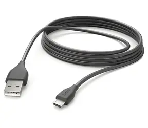 Hama micro-USB kabel černá / Nabíjecí kabel / USB-A / Micro-USB / 3 m / 480 Mbit/s