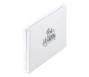 Hama Good Things bílá / Album klasické spirálové / 28x24 cm / 50 stran / bílé listy