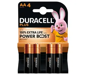 Duracell Plus Boost MN1500 / Baterie / AA / alkalické / 1,5 V / 4 ks