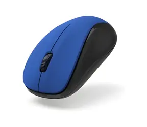 Hama MW-300 V2 modrá / Bezdrátová myš / tichá / 3 tlačítka / USB-A / 2x AAA