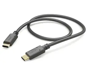 Hama USB-C / USB-C černá / Nabíjecí a datový kabel / 1,5 m / 480 Mbit/s