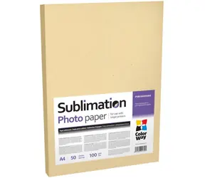 COLORWAY Fotopapír / Sublimační / A4 / 100 g/m2 / 50 listů