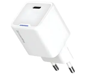 ColorWay USB-C bílá / Síťová nabíječka / GaN / 20W / PD / PPS