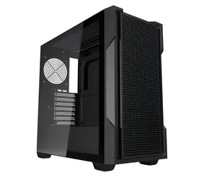 darkFlash DS900 Mesh černá / ATX / bez ventilátorů / 2x USB-A / průhledná bočnice / bez zdroje