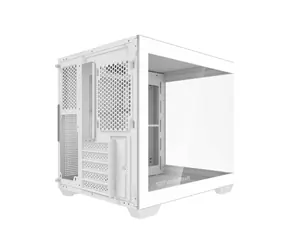 darkFlash C275P bílá / mATX / bez ventilátorů / 1x USB 3.0 & 2x USB-A / průhledná bočnice / bez zdroje