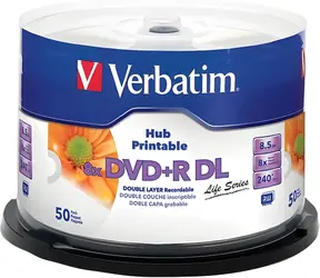 Verbatim DVD+R DL 50ks