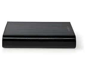 Nedis / Externí box pro 3.5" HDD / SATA I/II/III / USB 3.1 Gen1 / USB-C a USB-A / hliníkový