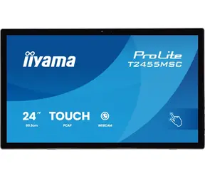 23.8" iiyama ProLite T2455MSC-B2 černá / Dotykový monitor / IPS / 1920x1080 / 120Hz / 5ms / 400cd / repro / HDMI / DP