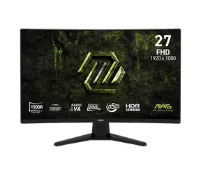 27" MSI MAG 274CF E20 černá / Monitor / FHD / 1920 x 1080 / VA / 16:9 / 200Hz / 0.5ms / 2x HDMI + 1x DP