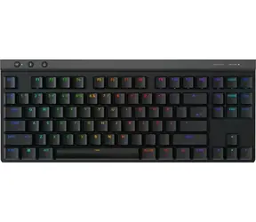 Logitech G515 LIGHTSPEED TKL černá / Bezdrátová herní klávesnice / PAN layout / Bluetooth + USB LIGHTSPEED přijímač