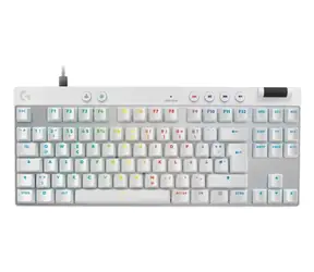 Logitech G PRO X TKL Rapid bílá / Herní klávesnice / DE layout