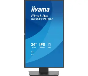 24" iiyama ProLite XB2497HSN-B1 černá / Monitor / IPS / 1920x1080 / 120 Hz / 1ms / USB-C 65W / HDMI / DP / repro