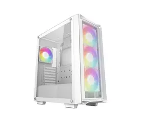 Deepcool CC560 MESH V2 bílá / Skříň PC / Midi tower / ATX / ARGB / mesh panel / temperované sklo