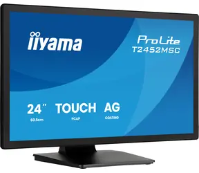 23.8" Iiyama ProLite T2452MSC-B2AG černá / Dotykový monitor / IPS / 1920x1080 / 120 Hz / 420 cd/m2 / HDMI+DP / repro