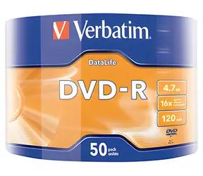 Verbatim DVD-R Matt Silver