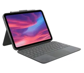 Logitech Rugged Combo 4 Touch modrá CH / Pouzdro s klávesnicí / Apple iPad 10. gen (2022)