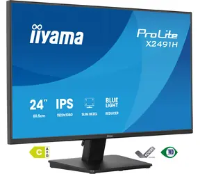 23.8" Iiyama ProLite X2491H-B1 černá / Monitor / IPS / 1920 x 1080 / 120 Hz / 1 ms / FreeSync