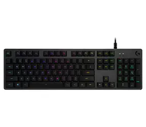 Logitech G512 Carbon černá / Herní klávesnice / ES layout / kabel USB-A 2.0 / 1x USB-A 2.0 / RGB Lightsync