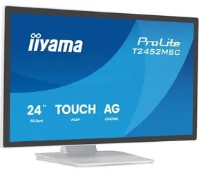 24" iiyama ProLite T2452MSC-W2AG bílá / Monitor / IPS / FHD 1920x1080 / dotykový / 120Hz / 5ms / HDMI / DP