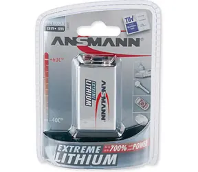 Ansmann Extreme Lithium 9V / Baterie / Lithium / 1 ks