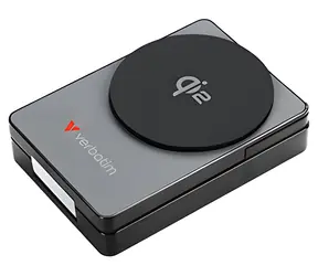 Verbatim Charge 'n' Go Qi2 šedá / Powerbanka / 10 000 mAh / USB-C PD 30W / Qi2 15W