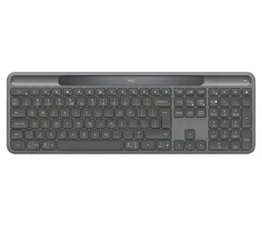 Logitech Slim Solar+ for Business grafitová / Bezdrátová klávesnice / US INT'L layout / 2.4 GHz / Bluetooth