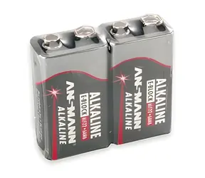 Ansmann 9V-Block red-line / Alkalická baterie / 9V / 2 ks