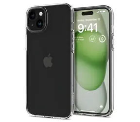 Spigen Crystal Flex Crystal Clear / Ochranný kryt / Apple iPhone 15 Plus