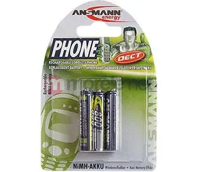 Ansmann maxE AAA 800 mAh (3 ks) / Akumulátor / NiMH / pro DECT telefony