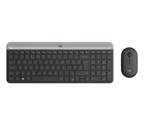 Logitech MK470 Slim grafitová / Set klávesnice s myší / Bezdrátový / ES layout