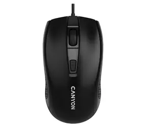 CANYON M-4 černá / Myš optická / USB / 1600 dpi / 4 tlačítka / symetrická