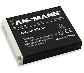 Ansmann A-Can NB-6L / Náhradní baterie / Li-Ion / 3.7V / 750mAh