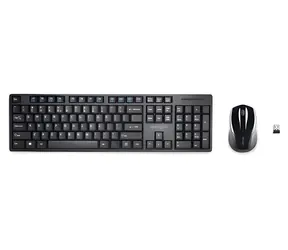 Kensington Pro Fit černá / Set bezdrátové klávesnice a myši / DE / 2.4 GHz / USB