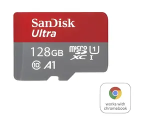 SanDisk Ultra microSDXC 128GB + adaptér / Paměťová karta / Class 10 / čtení: až 140 MB/s