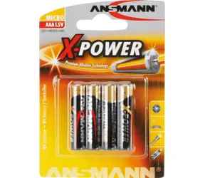 Ansmann X-Power / Baterie / AAA / alkalická / 1,5 V / 4 ks