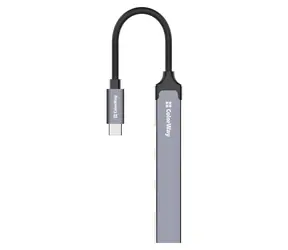 ColorWay CW-HUB04 tmavě šedá / USB hub / USB-C / 1x USB 3.0 / 3x USB 2.0