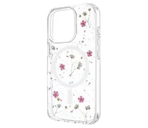 FIXED MagBloom Pink Blossom / Zadní kryt / MagSafe / Apple iPhone 15