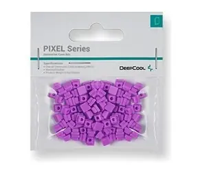 Deepcool Pixel fialová / Dekorativní pixel pro PC skříň / 100 ks