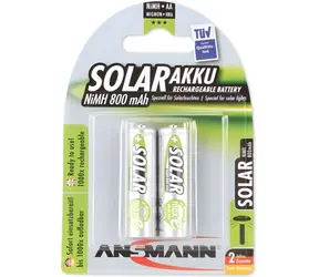 Ansmann Solar Mignon / Nabíjecí baterie / AA NiMH / 800 mAh / 1,2 V / 2 ks