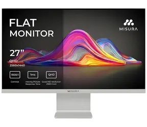 27" Misura VIVA P26M2741QKAS01 měsíčně stříbrná / LED / IPS / 2560x1440 QHD / 1ms / 1500:1 / 350 cd/m2 / HDMI+DP+USB-C
