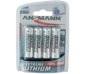 Ansmann Extreme Lithium AA FR6 / Baterie / 1,5 V / 4 ks
