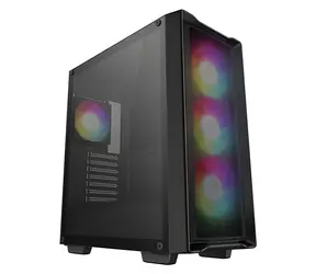 DEEPCOOL CC560 MESH V2 černá / Midi-Tower skříň / ATX / tvrzené sklo / 4× ARGB 120 mm / USB 3.0
