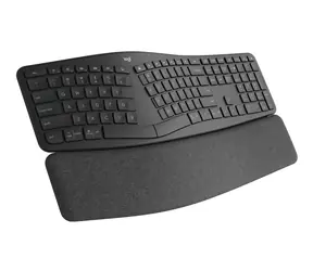 Logitech ERGO K860 for Business grafitová / Ergonomická klávesnice / Bluetooth / UK rozložení